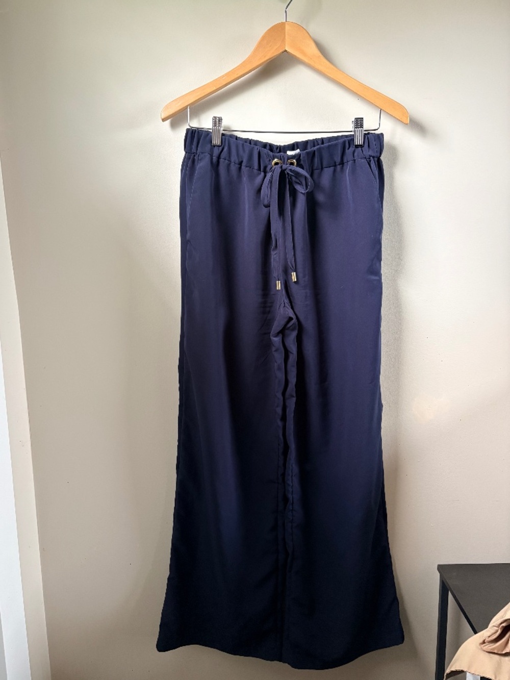 Michael Kors Navy Blue Wide Leg Pants M